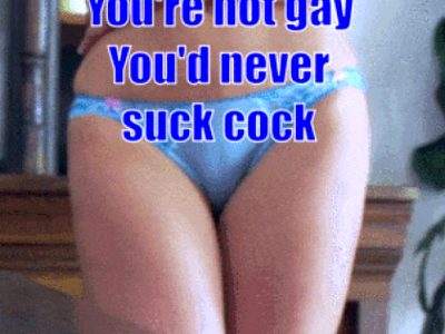 Blonde Sissy Caption Big Delicious Cock