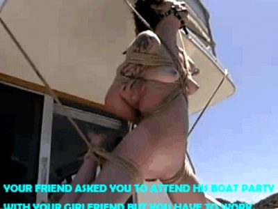 Boat bondage caption