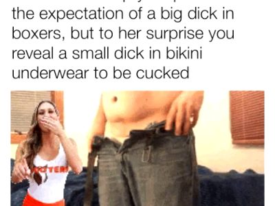 Cuck Revealing Underwear