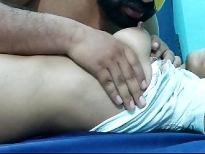 Desi Sex, husband fucks his busty wife when no one is home