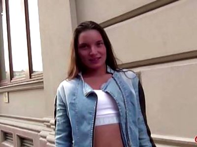 German Scout – Hot Teen ANITA B seduced to have anal sex
