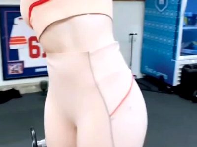 Madelaine Petsch Working Out In Pink Spandex!