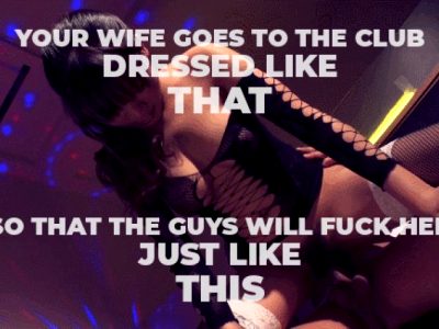 slutty clubwear gets cocks