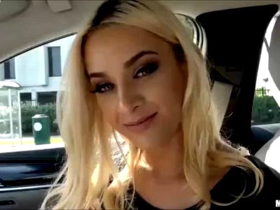 Stranded Chick Fucked Hard In A Car